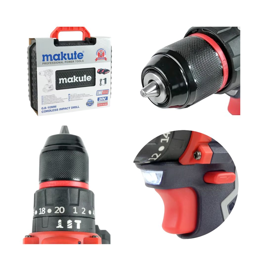 Perceuse visseuse 10mm 20V 2 batteries - Image 2