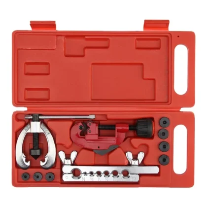 Kit d'outils à double évasement avec 7 matrices + coupe tube