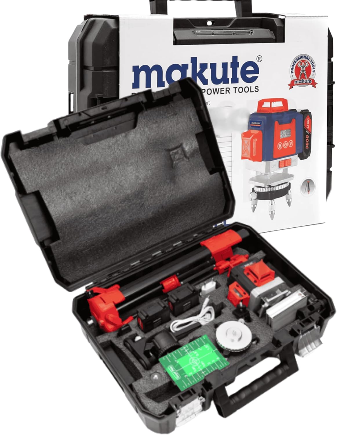 Niveau laser 4D 16 lignes avec Trépied 1.6 mètre MAKUTE - Image 4